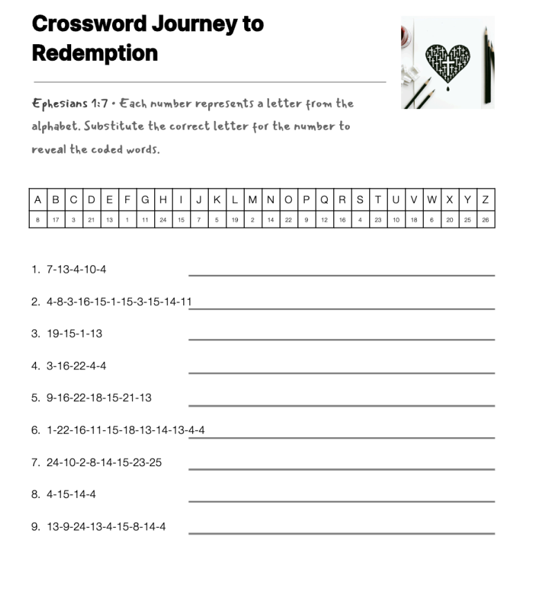 Big Words: Redemption decoder